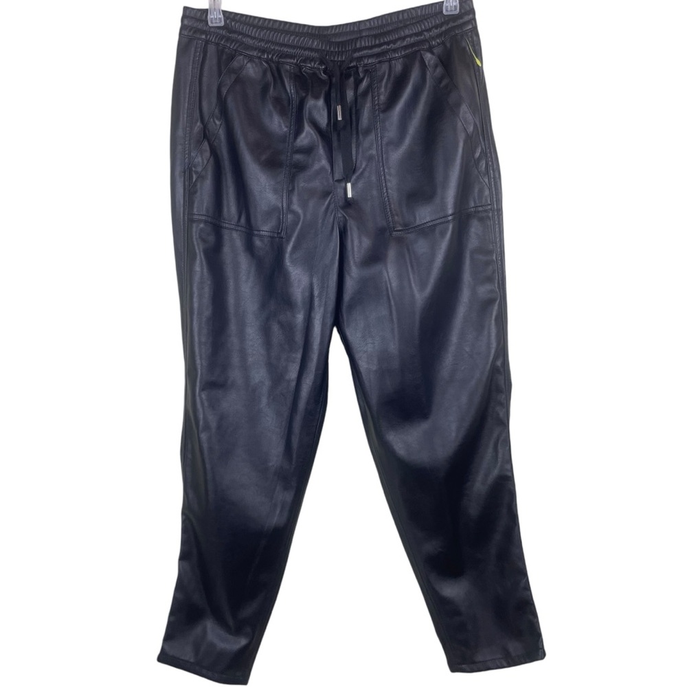 NWT Blank NYC Vegan Leather Jogger Drawstring Pants Size 30